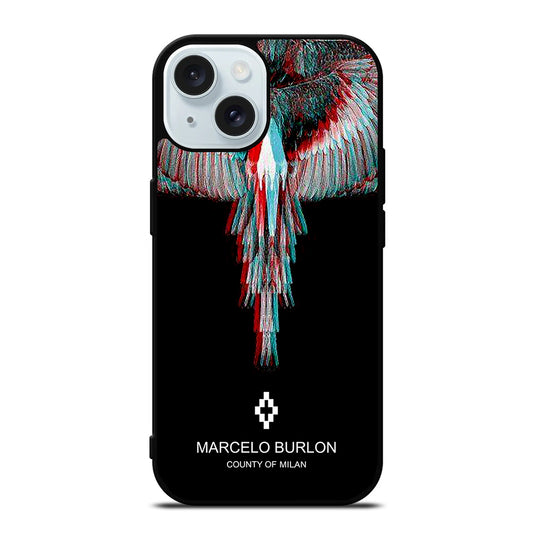 MARCELO BURLON BIRD iPhone 15 Case Cover