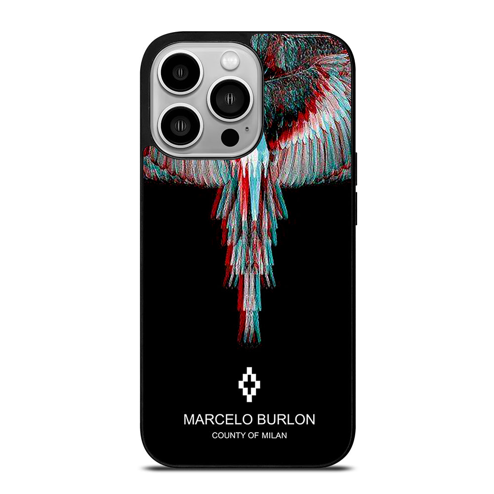 MARCELO BURLON BIRD iPhone 14 Pro Case Cover