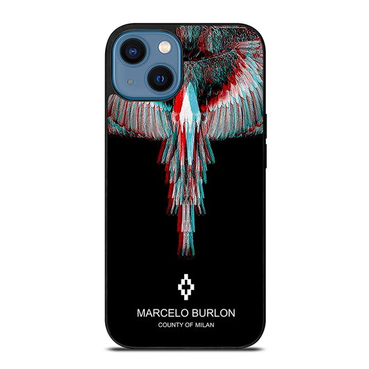 MARCELO BURLON BIRD iPhone 14 Case Cover