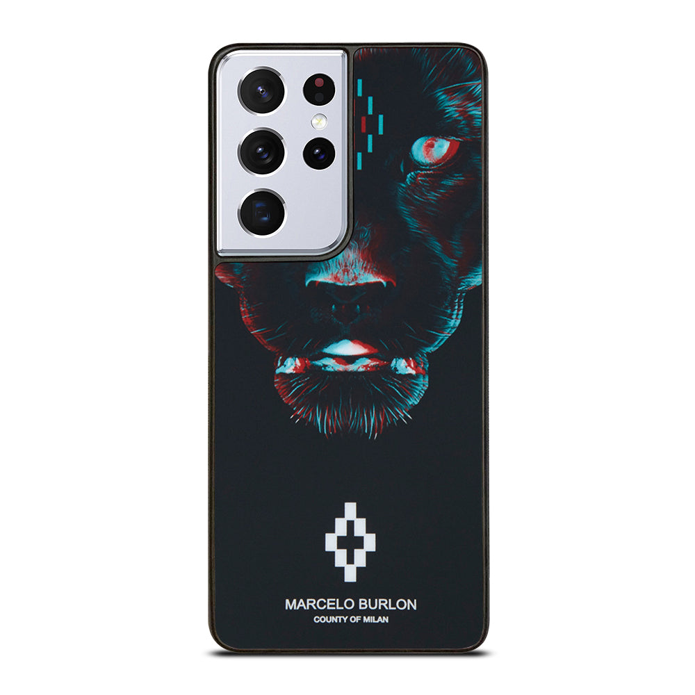 MARCELO BURLON BLACK PANTHER Samsung Galaxy S21 Ultra Case Cover