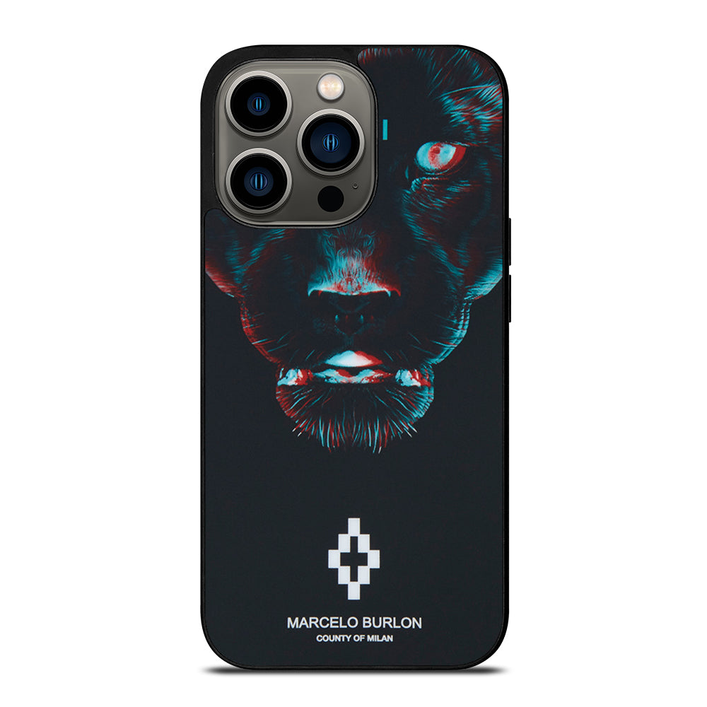 MARCELO BURLON BLACK PANTHER iPhone 13 Pro Case Cover