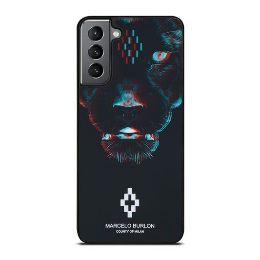MARCELO BURLON BLACK PANTHER Samsung Galaxy S21 Plus Case Cover