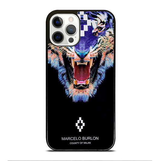 MARCELO BURLON BLUE LION iPhone 12 Pro Case Cover