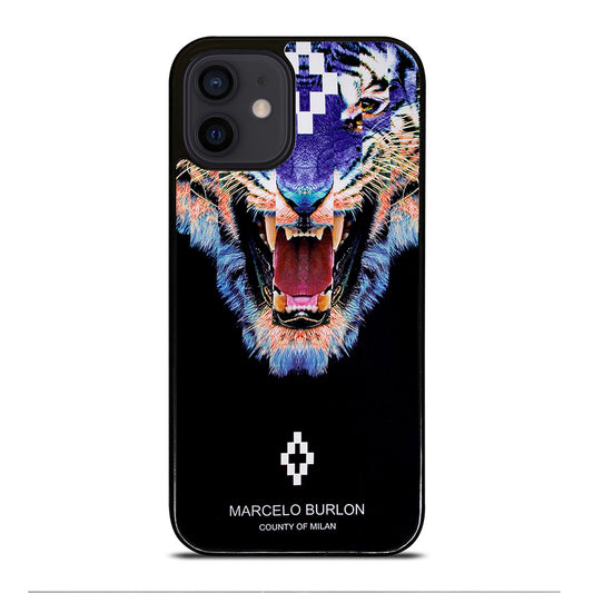 MARCELO BURLON BLUE LION iPhone 12 Mini Case Cover