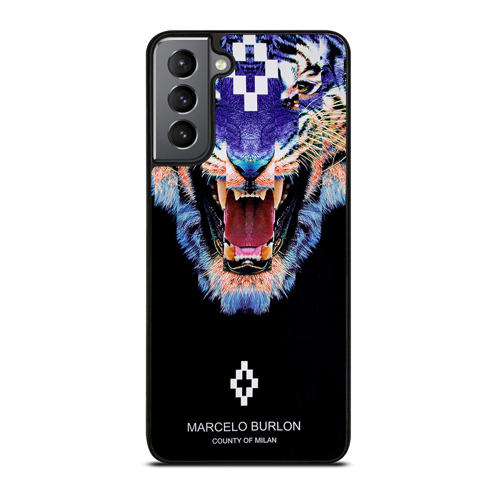 MARCELO BURLON BLUE LION Samsung Galaxy S21 Plus Case Cover