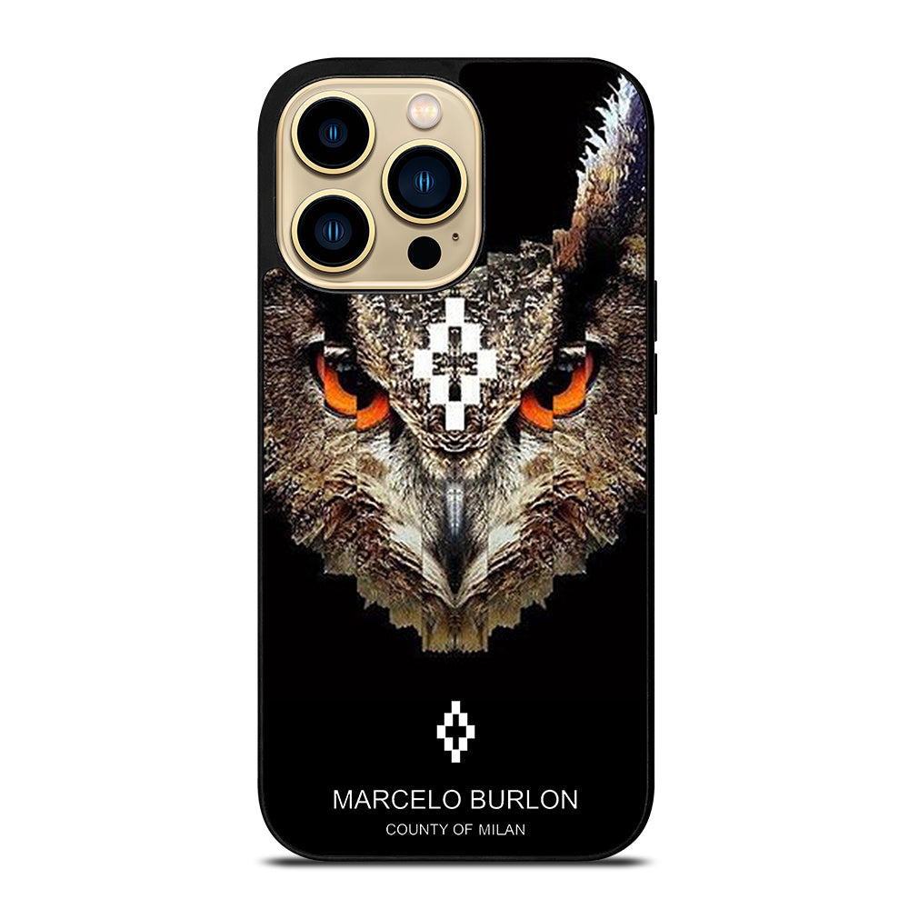 MARCELO BURLON OWL NEW iPhone 14 Pro Max Case Cover