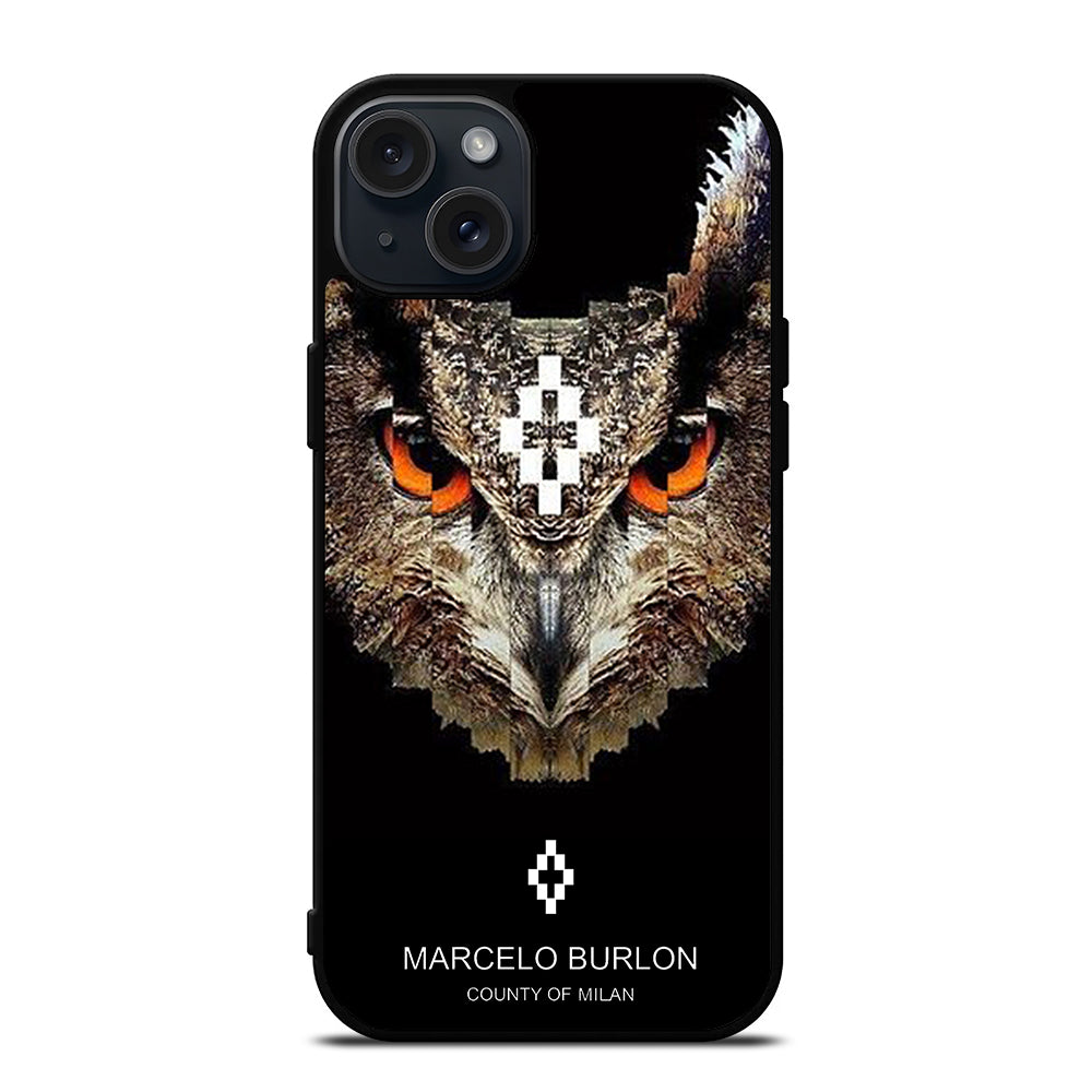 MARCELO BURLON OWL NEW iPhone 15 Plus Case Cover