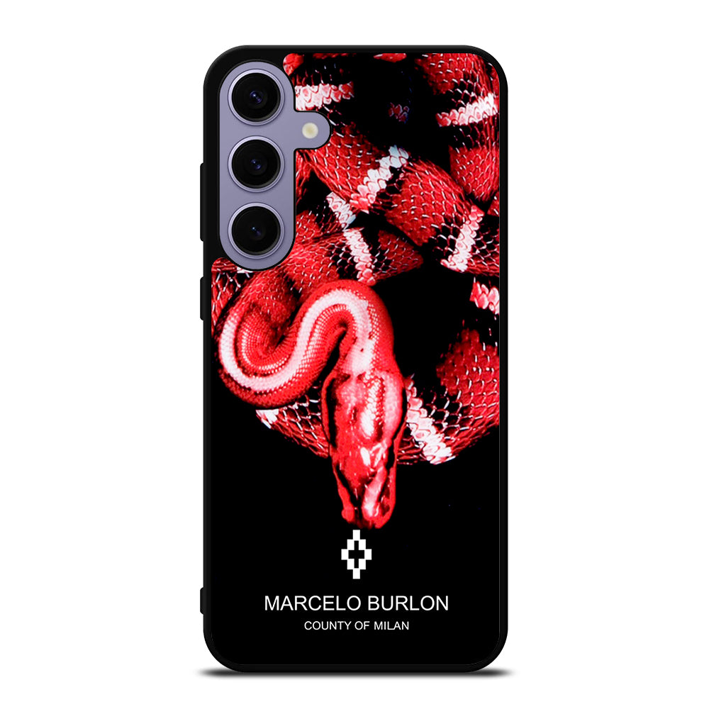 MARCELO BURLON SNAKE RED Samsung Galaxy S24 Plus Case Cover
