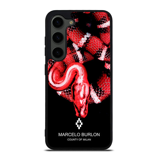 MARCELO BURLON SNAKE RED Samsung Galaxy S23 Plus Case Cover