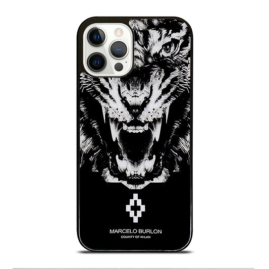 MARCELO BURLON WHITE LION iPhone 12 Pro Case Cover