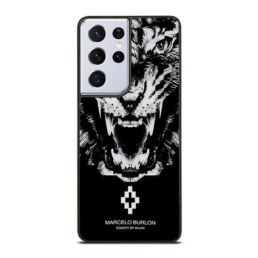 MARCELO BURLON WHITE LION Samsung Galaxy S21 Ultra Case Cover