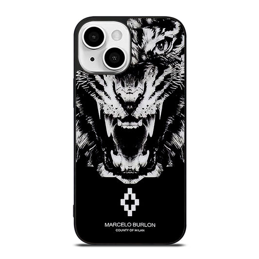 MARCELO BURLON WHITE LION iPhone 13 Mini Case Cover