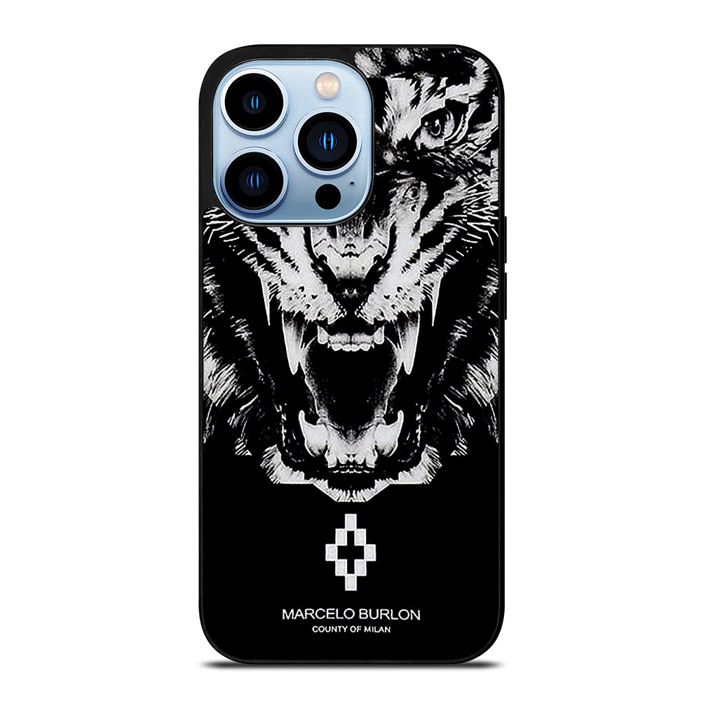 MARCELO BURLON WHITE LION iPhone 13 Pro Max Case Cover