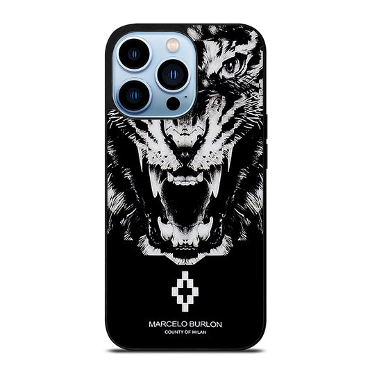 MARCELO BURLON WHITE LION iPhone 13 Pro Max Case Cover