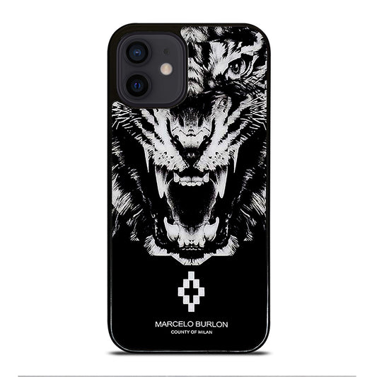 MARCELO BURLON WHITE LION iPhone 12 Mini Case Cover