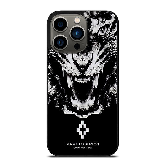 MARCELO BURLON WHITE LION iPhone 13 Pro Case Cover