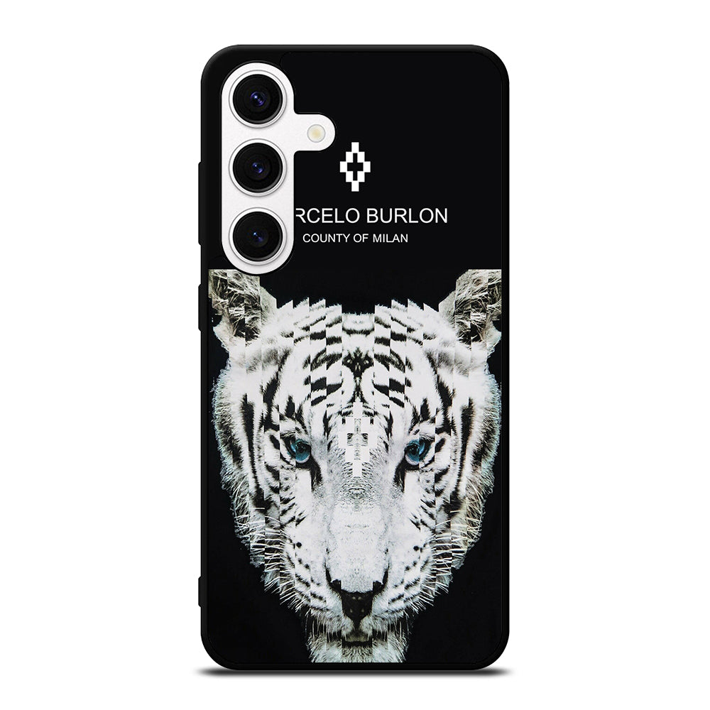 MARCELO BURLON WHITE TIGER Samsung Galaxy S24 Case Cover