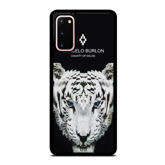 MARCELO BURLON WHITE TIGER Samsung Galaxy S20 Case Cover