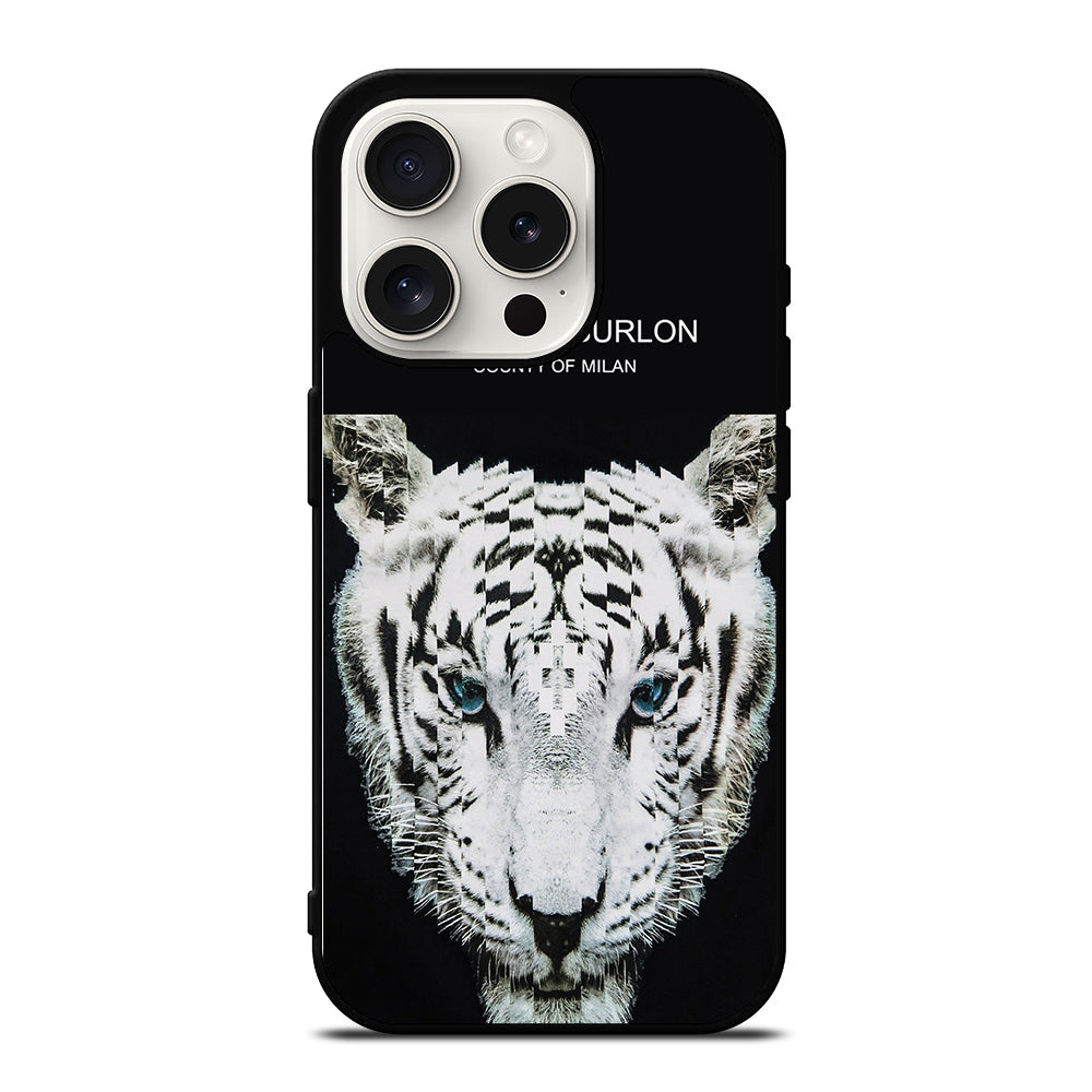MARCELO BURLON WHITE TIGER iPhone 15 Pro Case Cover
