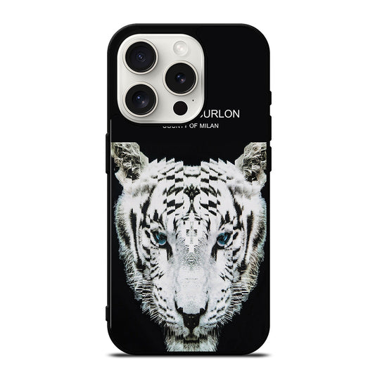 MARCELO BURLON WHITE TIGER iPhone 15 Pro Case Cover