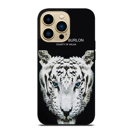 MARCELO BURLON WHITE TIGER iPhone 14 Pro Max Case Cover