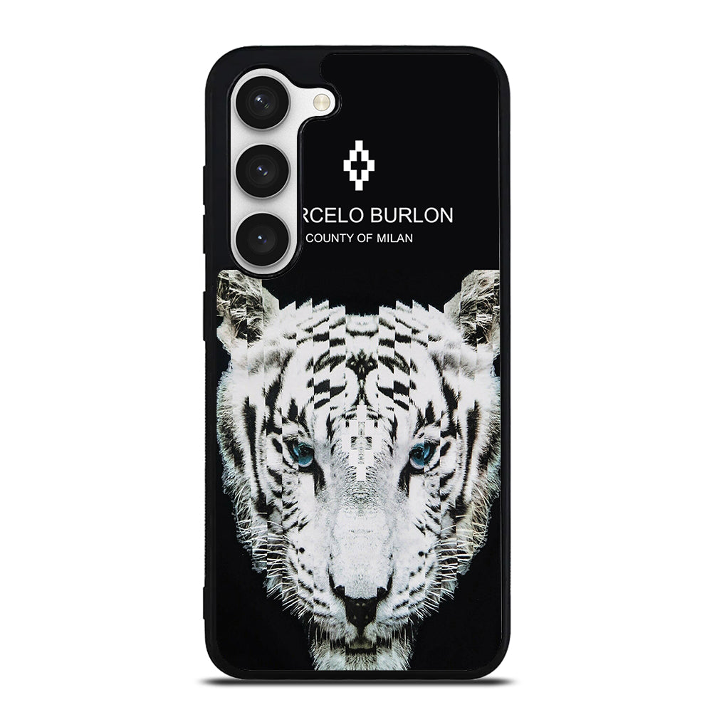 MARCELO BURLON WHITE TIGER Samsung Galaxy S23 Case Cover