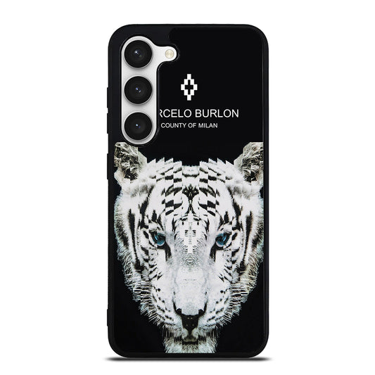 MARCELO BURLON WHITE TIGER Samsung Galaxy S23 Case Cover