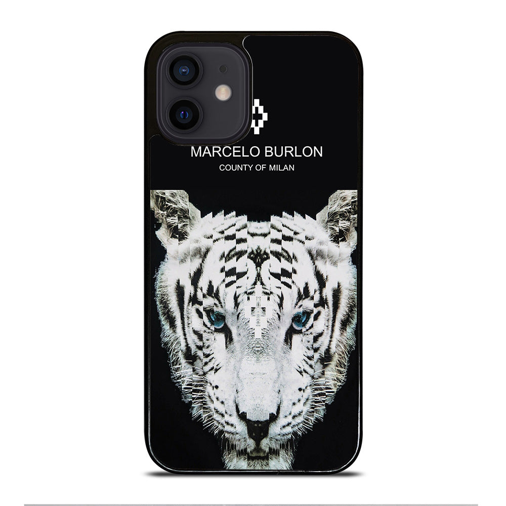 MARCELO BURLON WHITE TIGER iPhone 12 Mini Case Cover