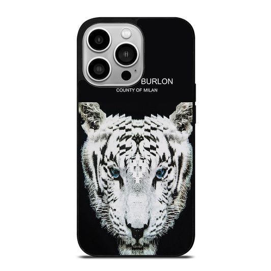 MARCELO BURLON WHITE TIGER iPhone 14 Pro Case Cover