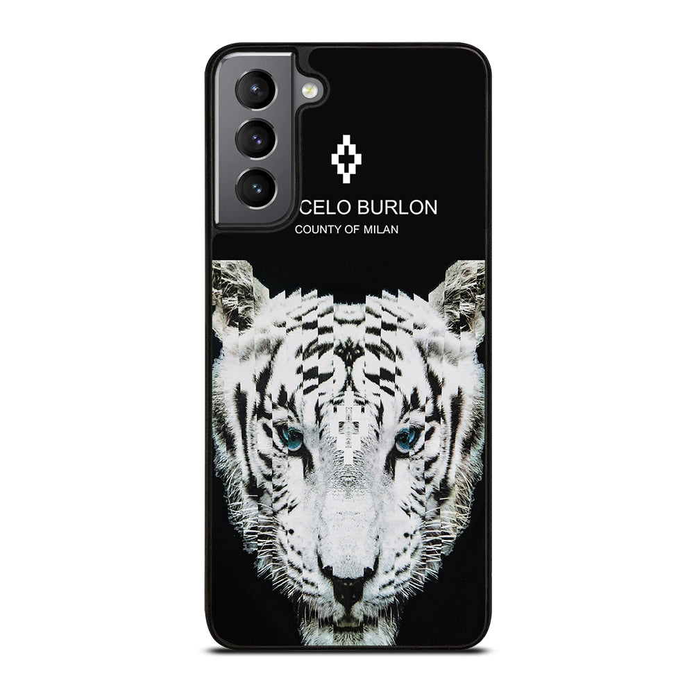 MARCELO BURLON WHITE TIGER Samsung Galaxy S21 Plus Case Cover