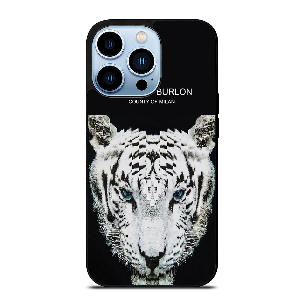 MARCELO BURLON WHITE TIGER iPhone 13 Pro Max Case Cover