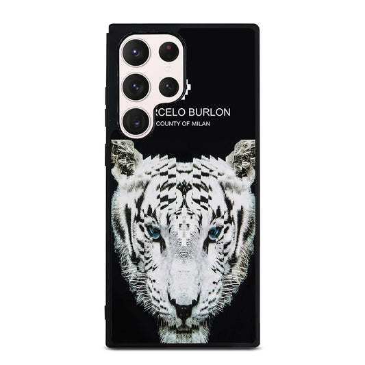 MARCELO BURLON WHITE TIGER Samsung Galaxy S23 Ultra Case Cover