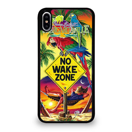 MARGARITAVILLE JIMMY BUFFETT'S NO WAKE ZONE iPhone XS Max Case Cover