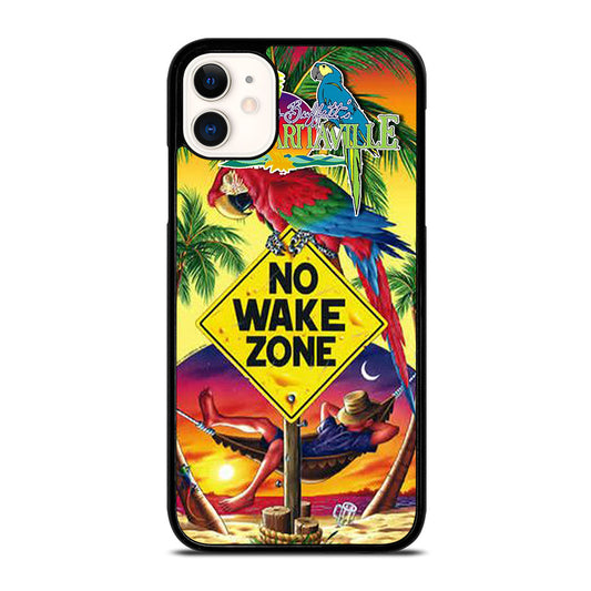 MARGARITAVILLE JIMMY BUFFETT'S NO WAKE ZONE iPhone 11 Case Cover