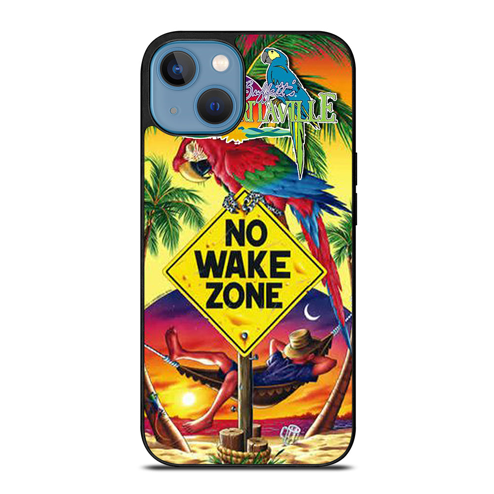 MARGARITAVILLE JIMMY BUFFETT'S NO WAKE ZONE iPhone 13 Case Cover