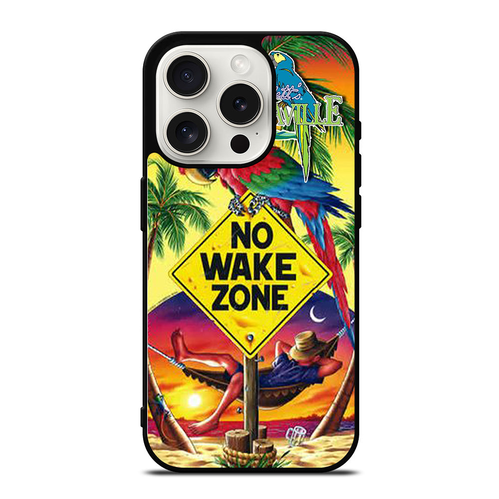 MARGARITAVILLE JIMMY BUFFETT'S NO WAKE ZONE iPhone 15 Pro Case Cover