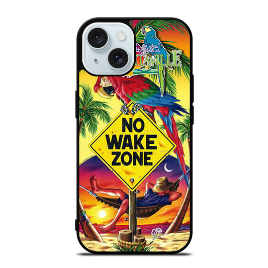 MARGARITAVILLE JIMMY BUFFETT'S NO WAKE ZONE iPhone 15 Case Cover