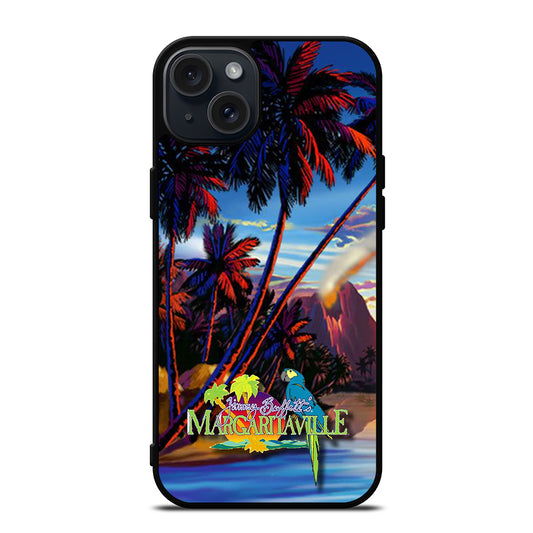 MARGARITAVILLE JIMMY BUFFETT'S PALM iPhone 15 Plus Case Cover