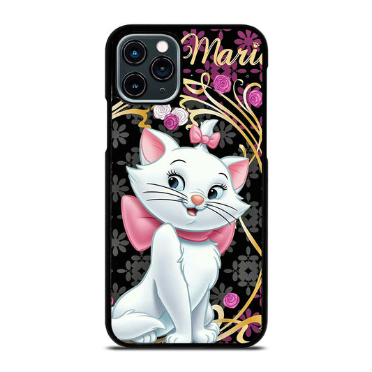 MARIE THE ARISTOCATS CAT FLORAL CARTOON iPhone 11 Pro Case Cover