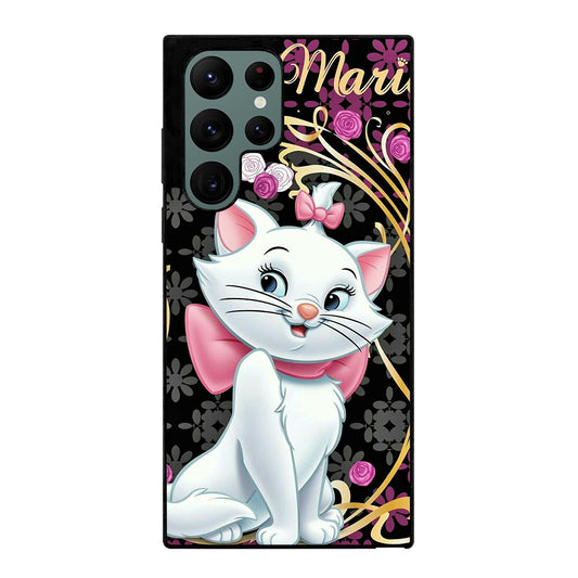 MARIE THE ARISTOCATS CAT FLORAL CARTOON Samsung Galaxy S22 Ultra Case Cover