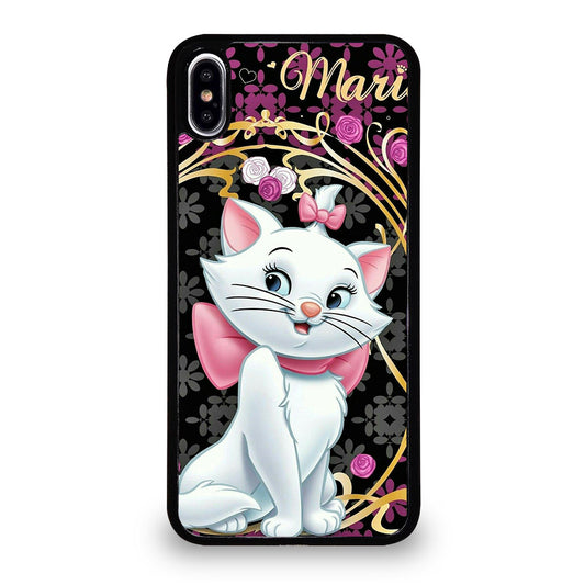 MARIE THE ARISTOCATS CAT FLORAL CARTOON iPhone XS Max Case Cover