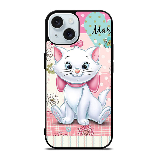MARIE THE ARISTOCATS CAT CUTE CARTOON iPhone 15 Case Cover