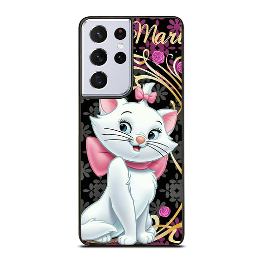 MARIE THE ARISTOCATS CAT FLORAL CARTOON Samsung Galaxy S21 Ultra Case Cover