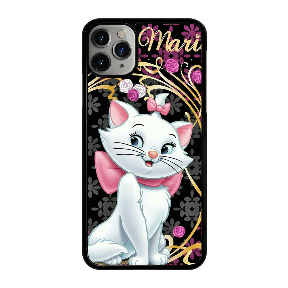 MARIE THE ARISTOCATS CAT FLORAL CARTOON iPhone 11 Pro Max Case Cover
