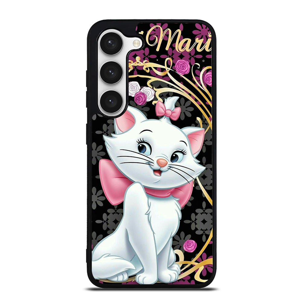 MARIE THE ARISTOCATS CAT FLORAL CARTOON Samsung Galaxy S23 Case Cover