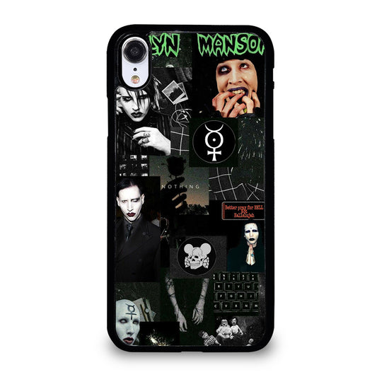 MARILYN MANSON COLLAGE iPhone XR Case Cover