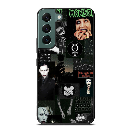 MARILYN MANSON COLLAGE Samsung Galaxy S22 Case Cover