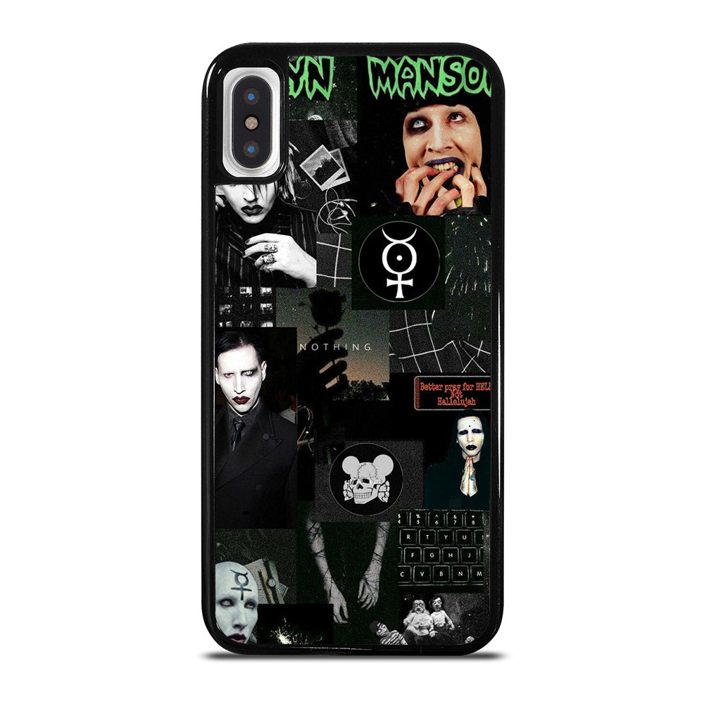 MARILYN MANSON COLLAGE iPhone X / XS Case Cover