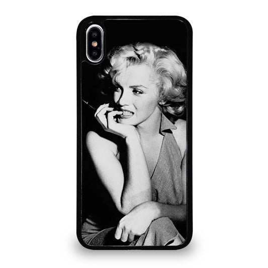 MARILYN MONROE BLACK WHITE iPhone XS Max Case Cover