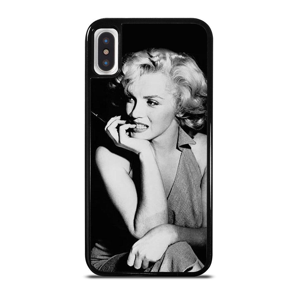 MARILYN MONROE BLACK WHITE iPhone X / XS Case Cover